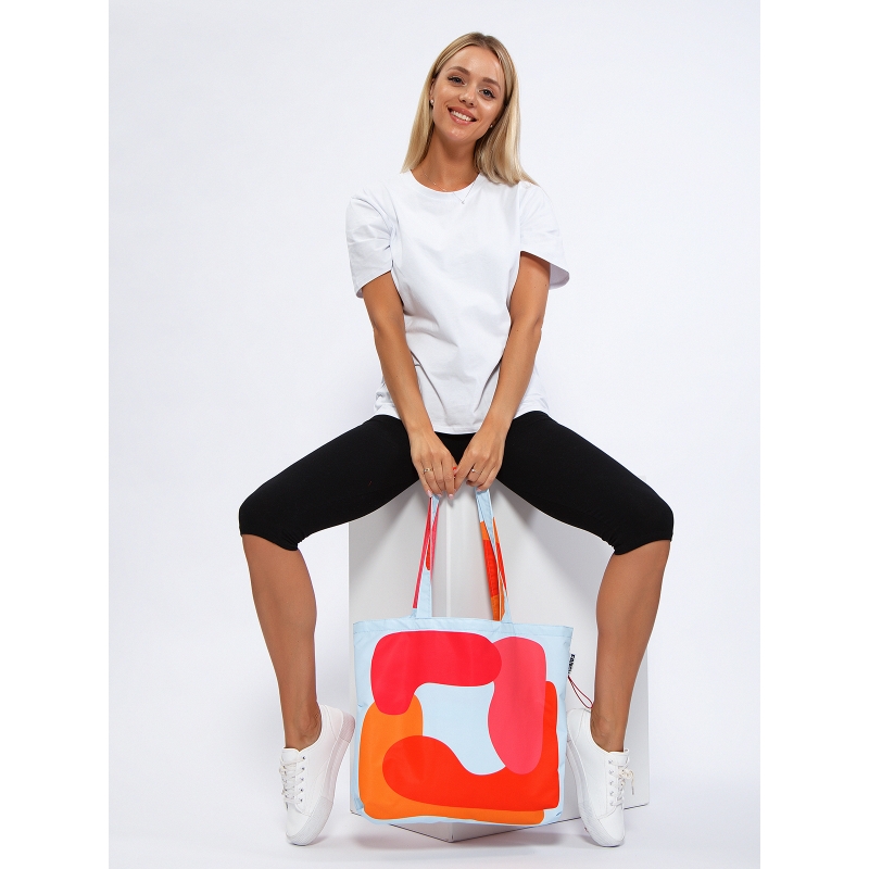 Сумка-шоппер XL «Красный квадрат»