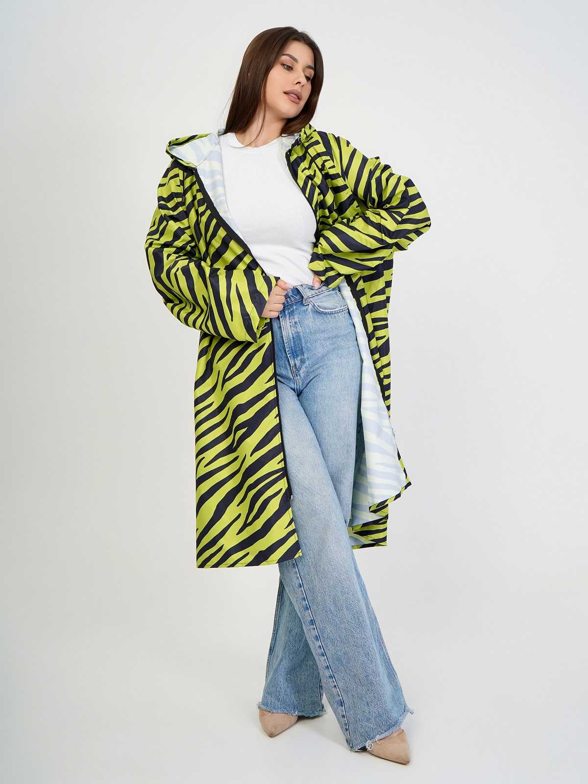 Дождевик over size "Зебра"