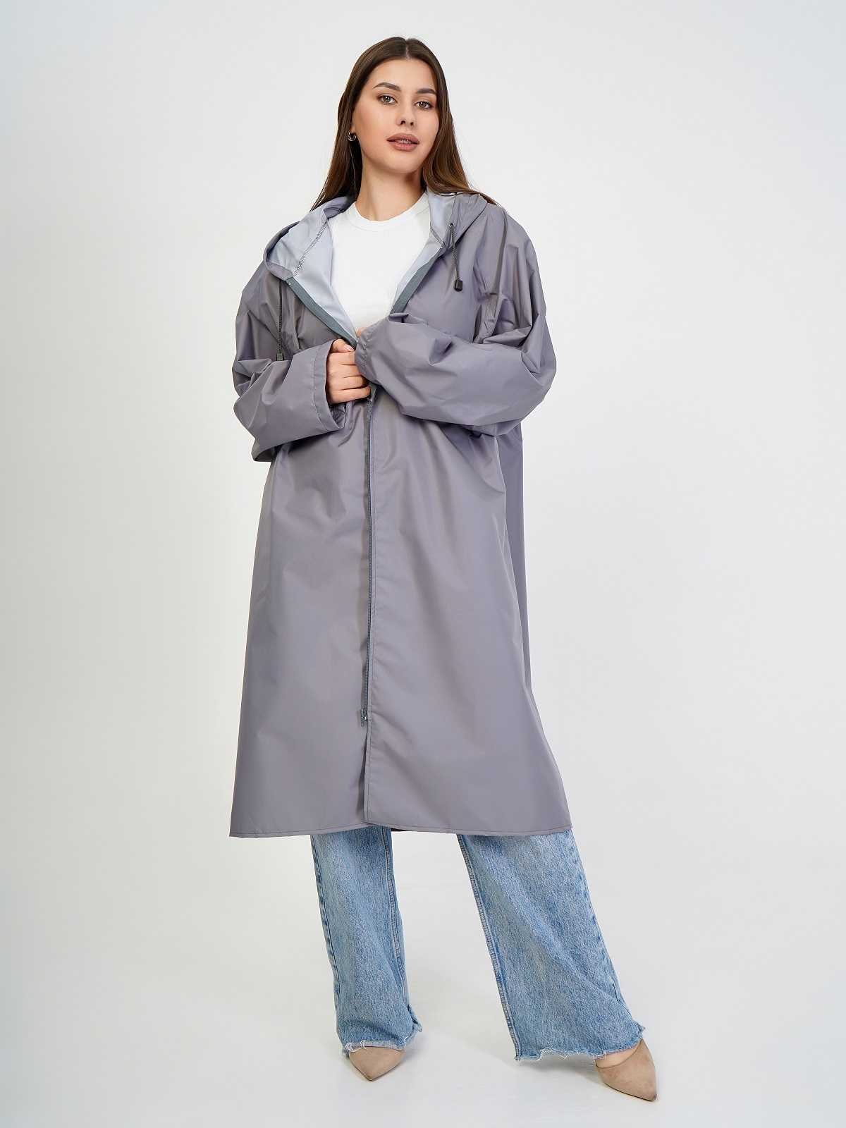Дождевик over size Серый Unisex LITE