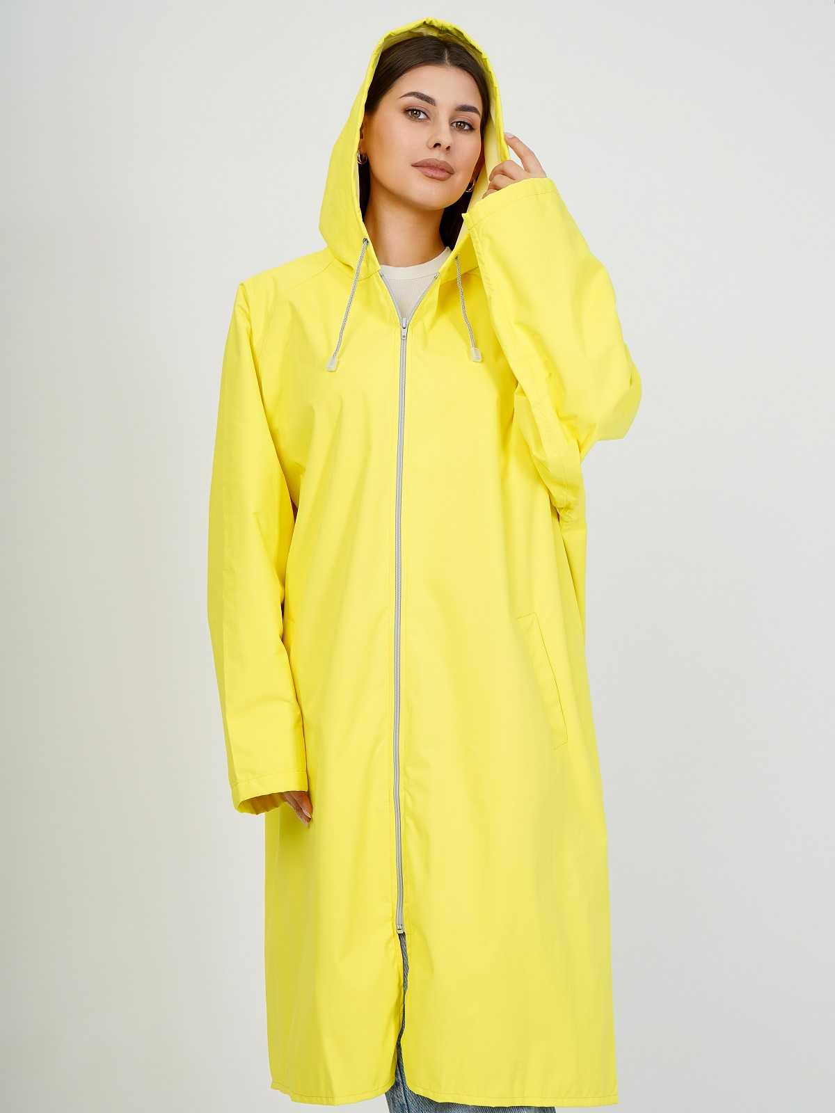 Дождевик на кнопках/молнии Желтый