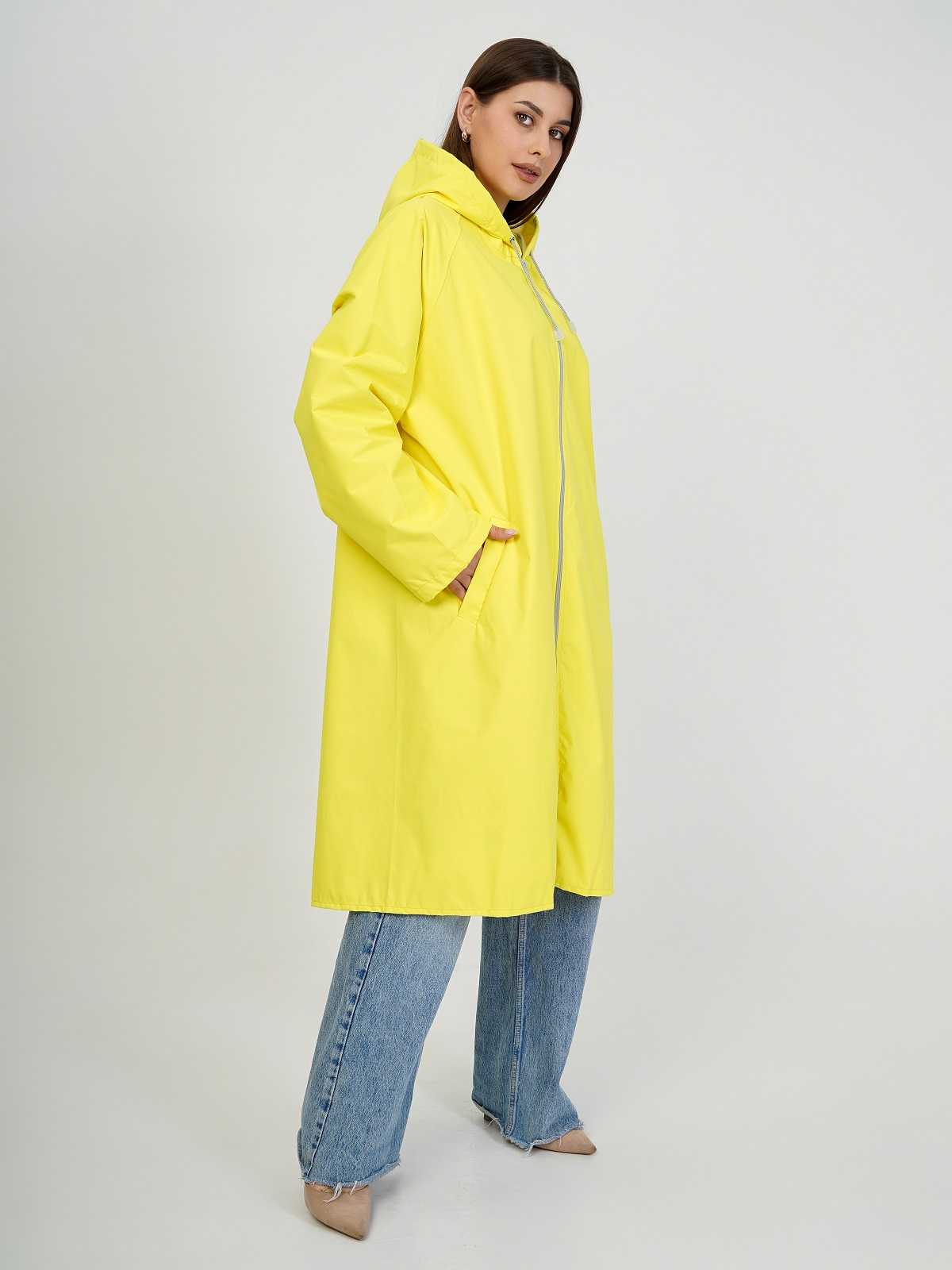 Дождевик на кнопках/молнии Желтый