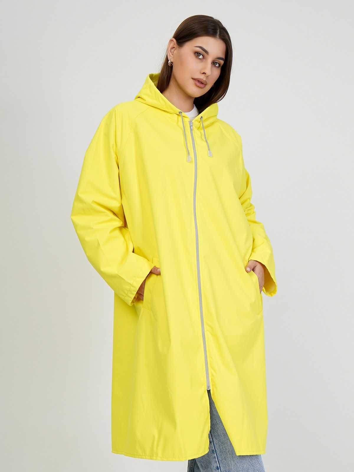 Дождевик на кнопках/молнии Желтый