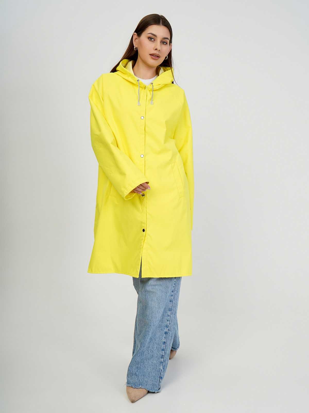 Дождевик на кнопках/молнии Желтый