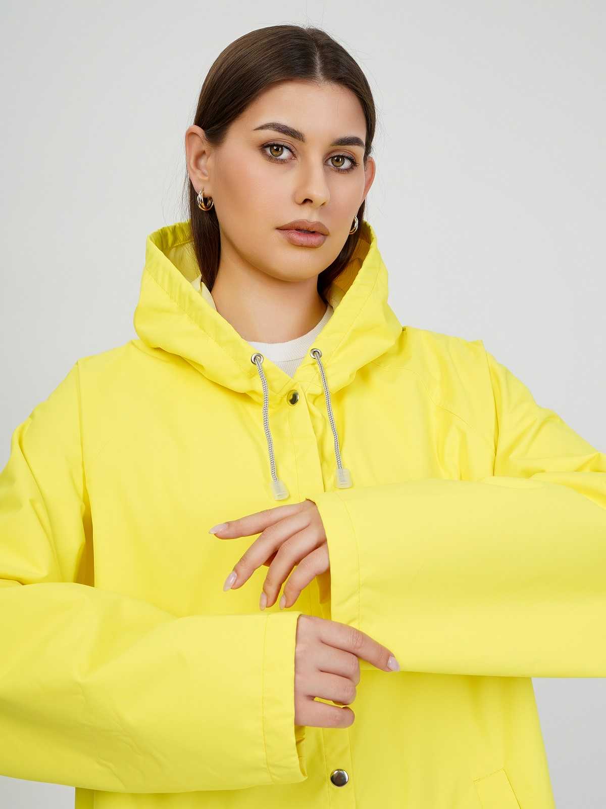 Дождевик на кнопках/молнии Желтый