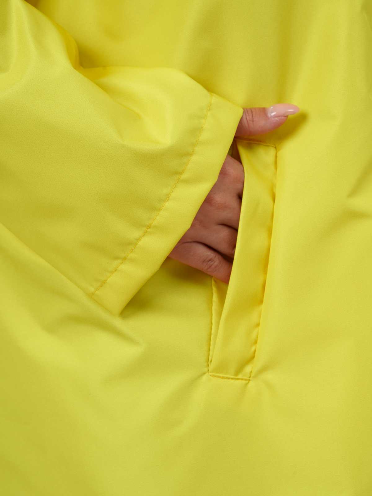 Дождевик с карманами на кнопках One size Желтый