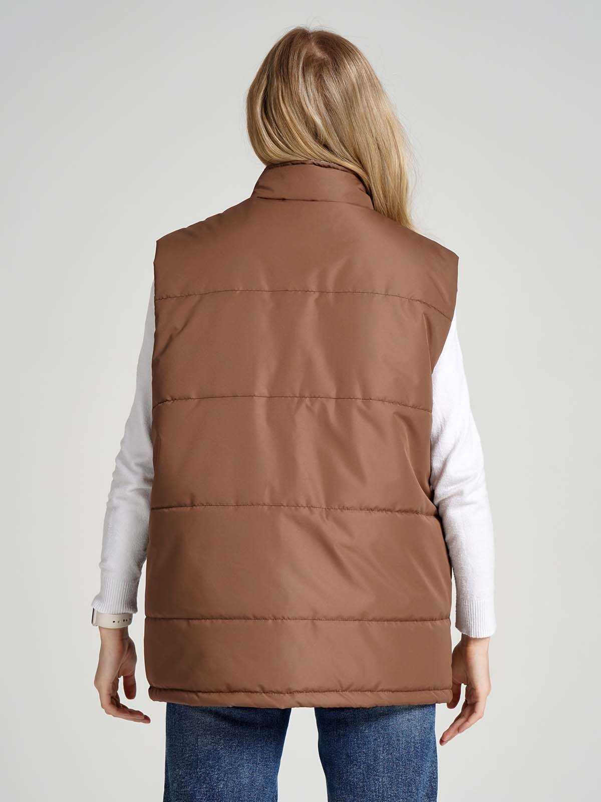 Жилетка двухсторонняя без капюшона "Русская душа"