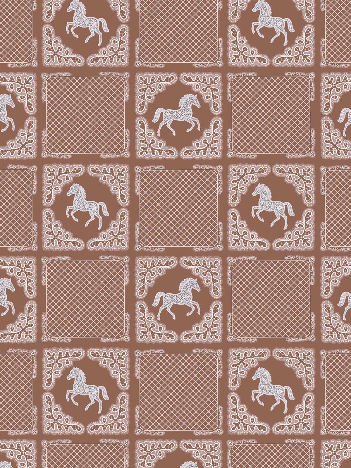 Жилетка двухсторонняя с капюшоном "Белогривые лошадки"