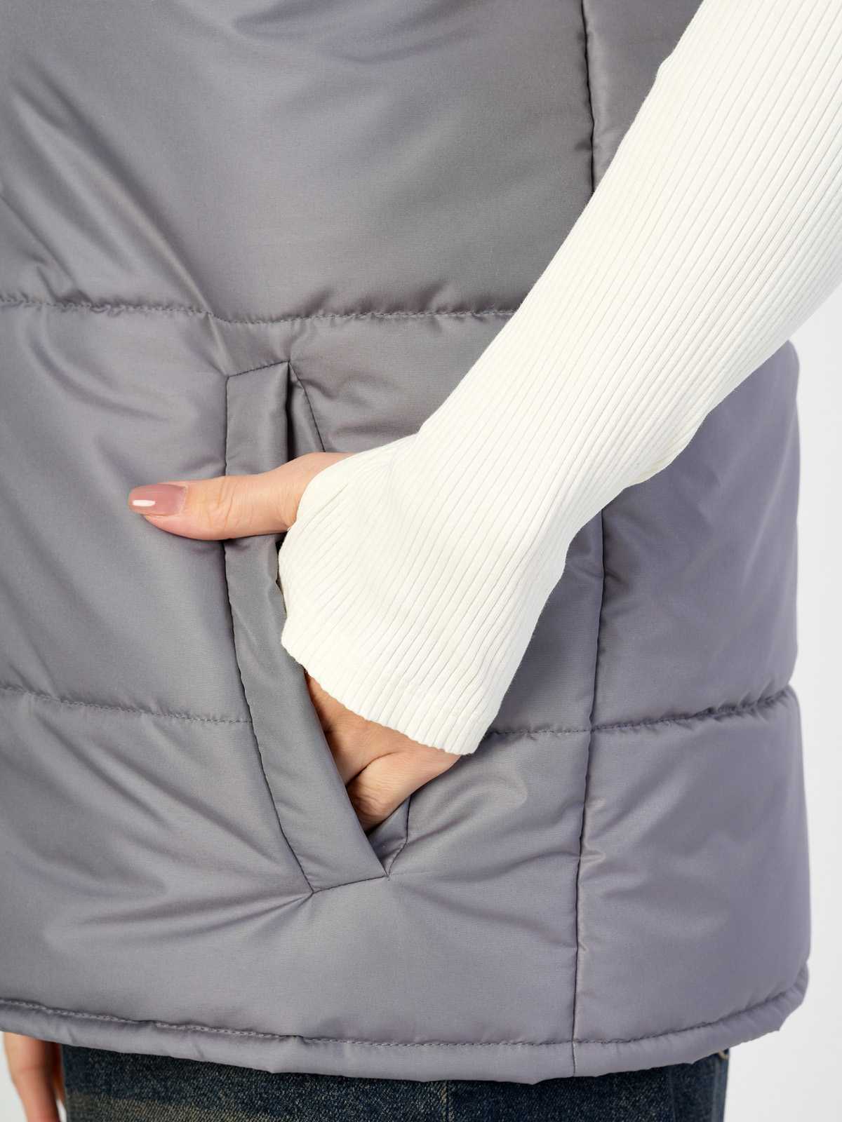 Жилетка двухсторонняя с отстегивающимся капюшоном "Народные узоры" ПРЕДЗАКАЗ