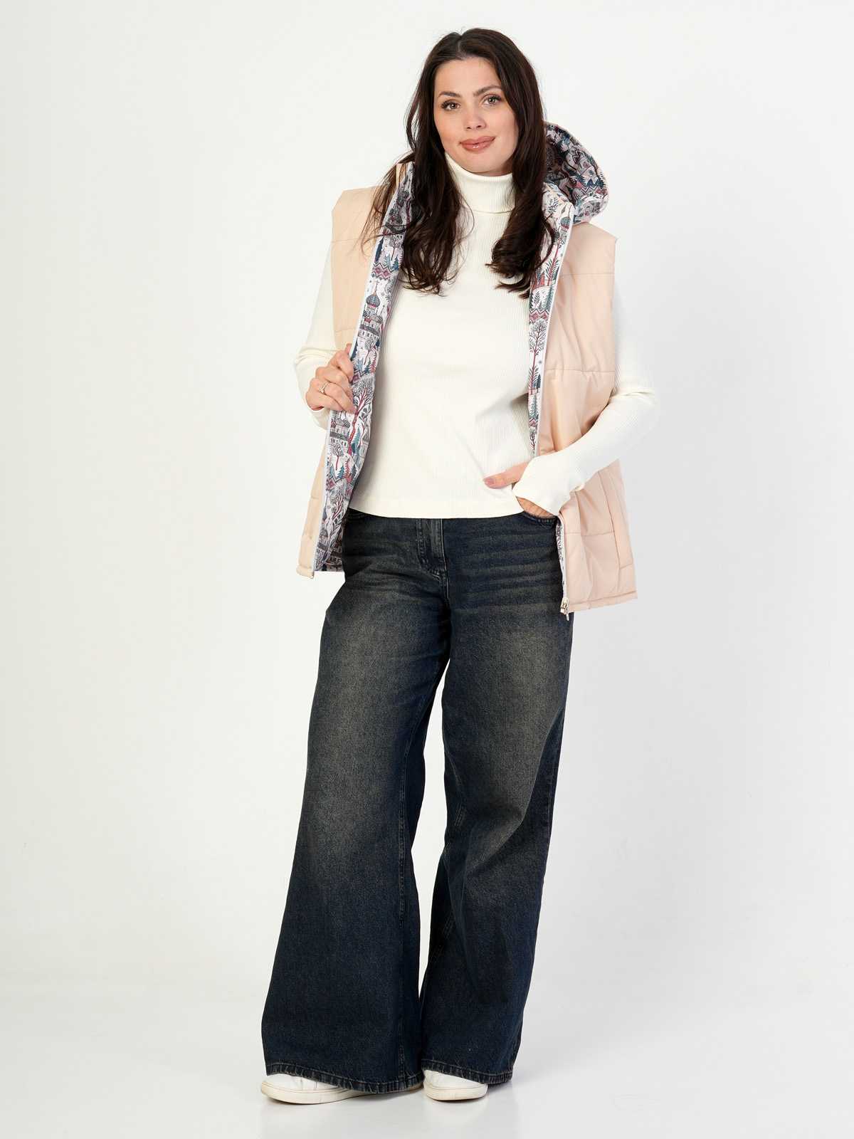 Жилетка двухсторонняя с отстегивающимся капюшоном "Русская душа 2.0" ПРЕДЗАКАЗ