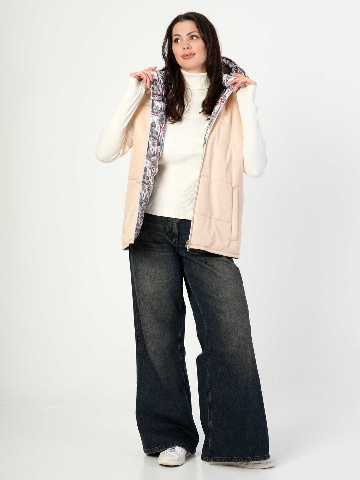 Жилетка двухсторонняя с отстегивающимся капюшоном "Русская душа 2.0" ПРЕДЗАКАЗ