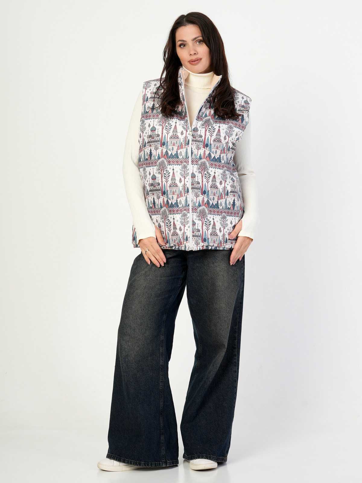 Жилетка двухсторонняя с отстегивающимся капюшоном "Русская душа 2.0" ПРЕДЗАКАЗ