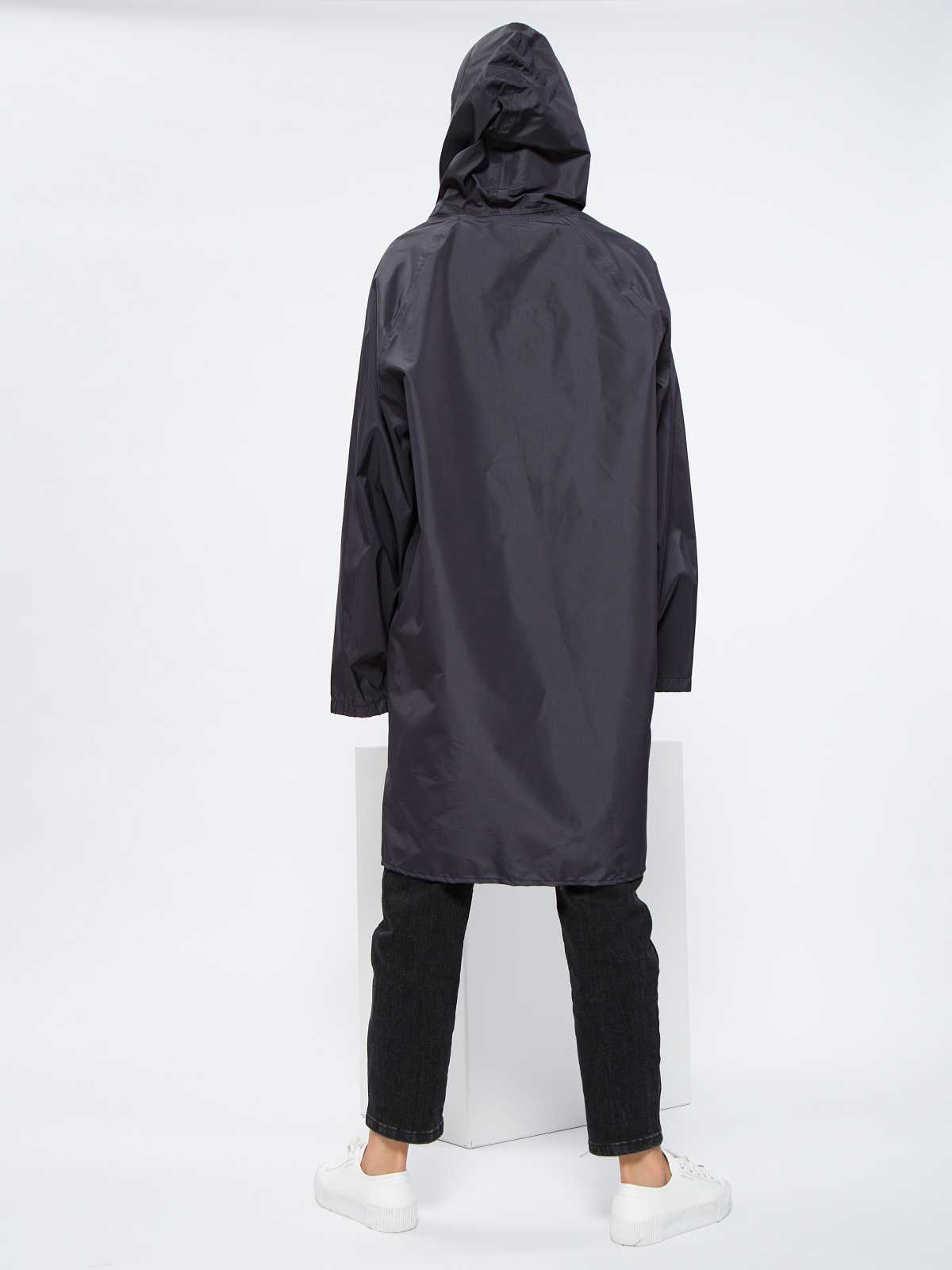 Дождевик на кнопках One size Черный «Unisex» LITE