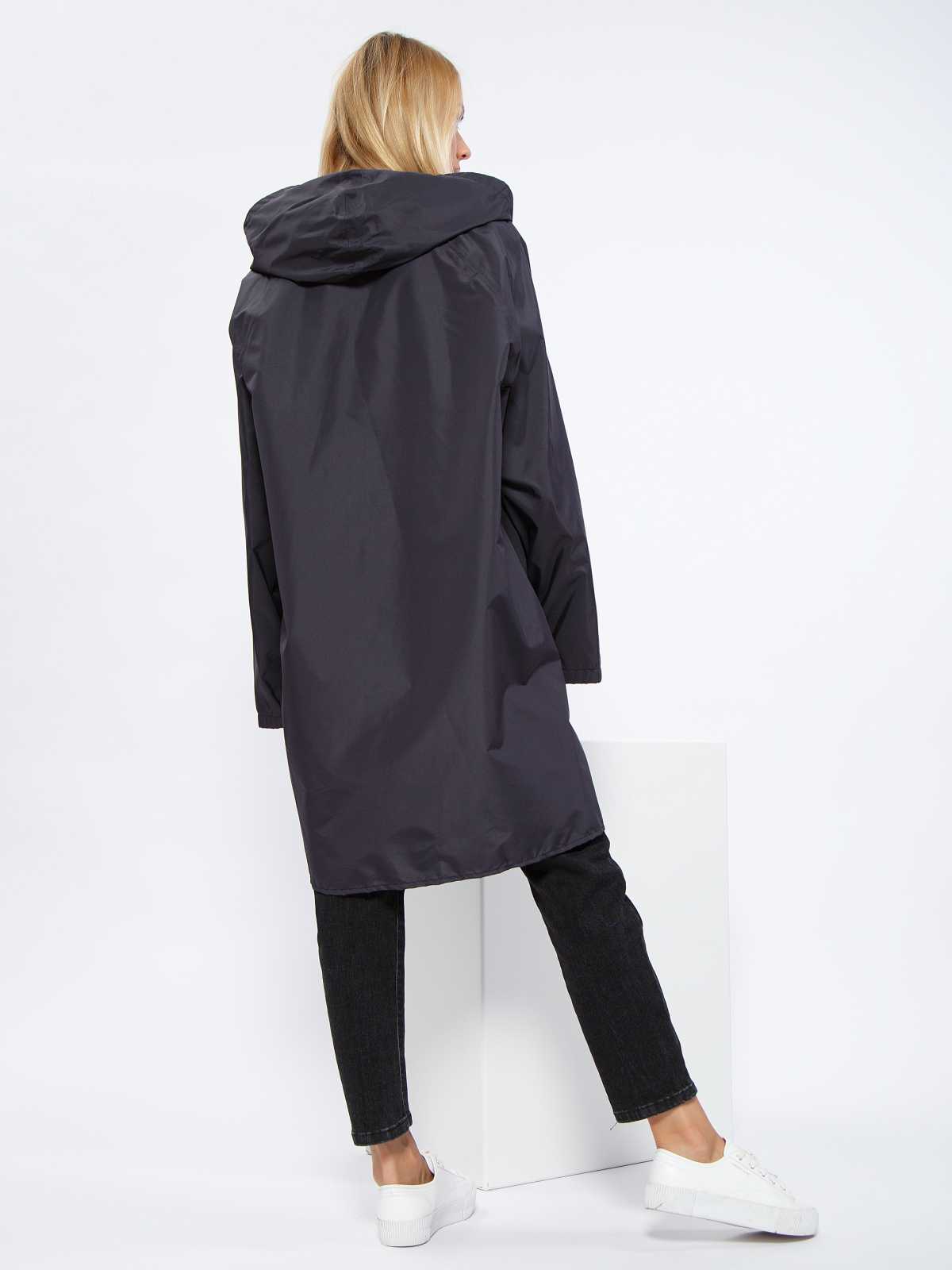 Дождевик на кнопках One size Черный «Unisex» LITE