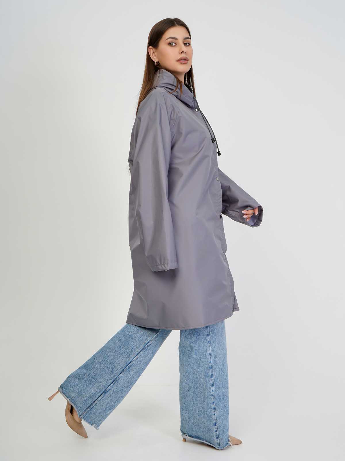 Дождевик на кнопках One size Серый "Unisex" LITE