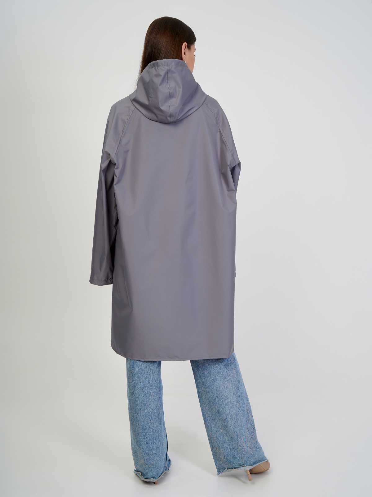 Дождевик на кнопках One size Серый "Unisex" LITE
