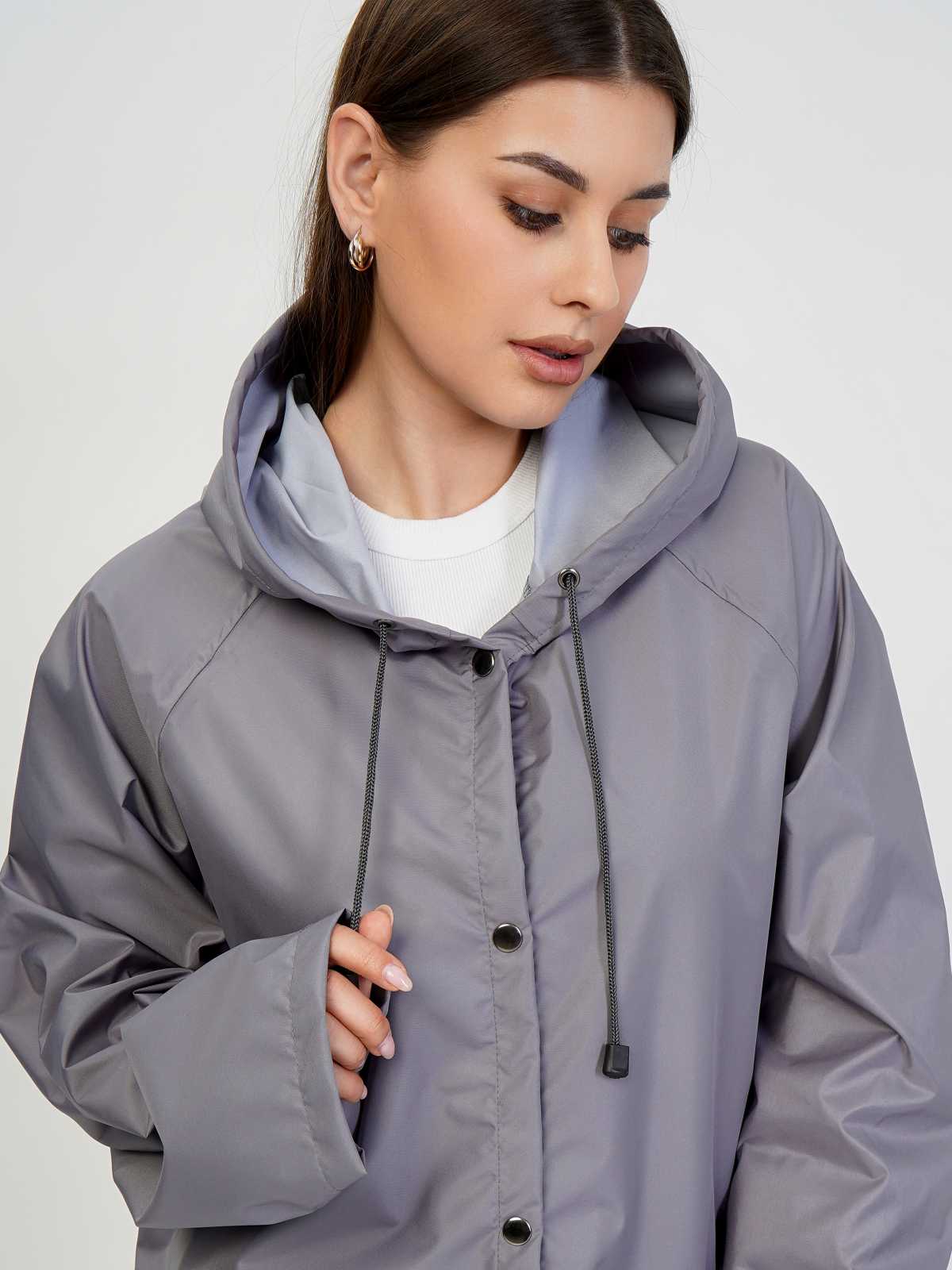Дождевик на кнопках One size Серый "Unisex" LITE