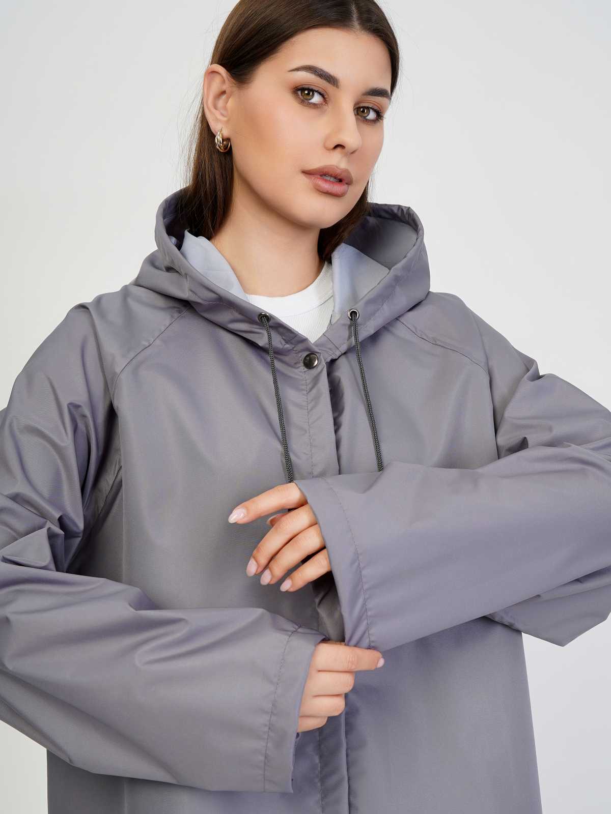Дождевик на кнопках One size Серый "Unisex" LITE